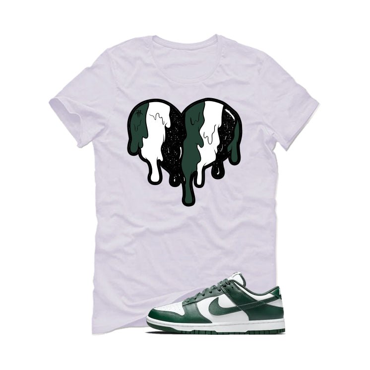 Nike Dunk Low Michigan State White T-Shirt (Heart)