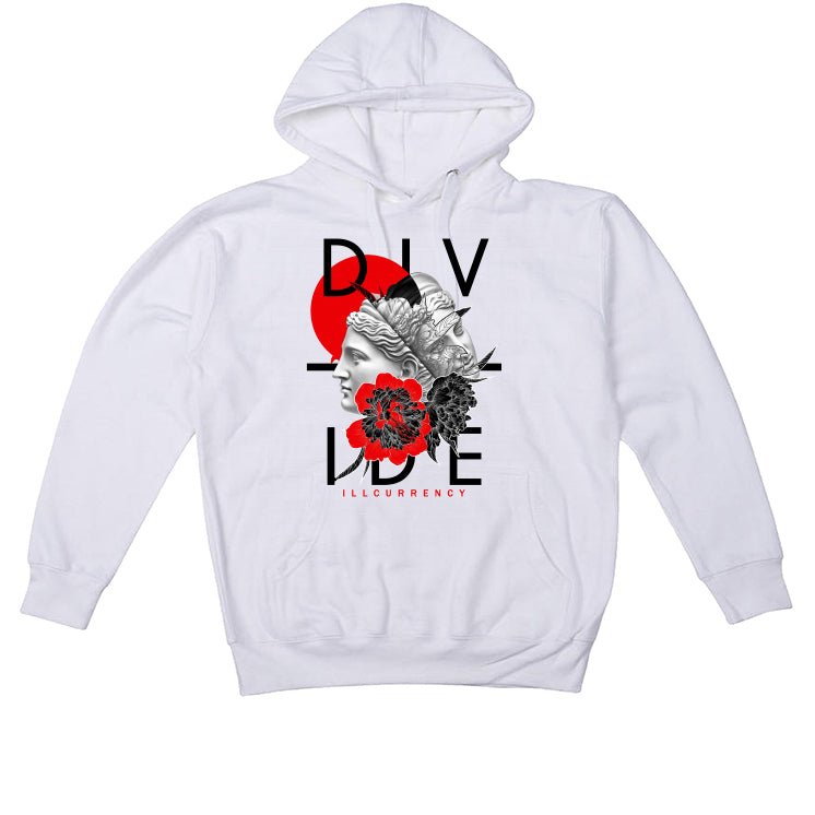 Air Jordan 4 "Red Cement" White T-Shirt (Divide)