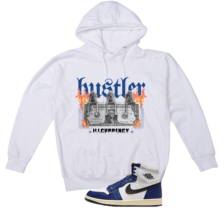 Air Jordan 1 Rare Air Deep Royal Blue White T-Shirt (See No Evil Hustler)| illcurrency