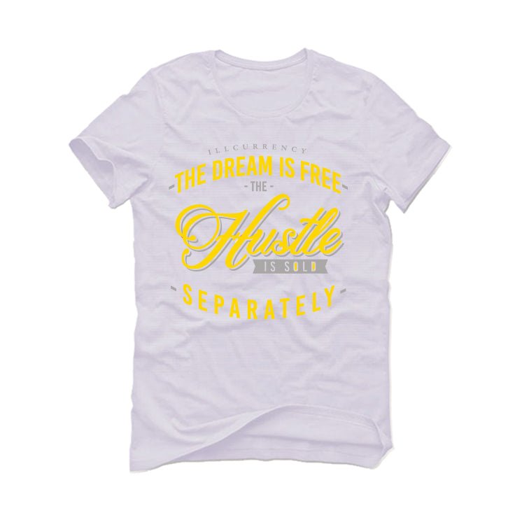 Air Jordan 11 Low WMNS “Yellow Snakeskin” White T-Shirt (The dream is free)