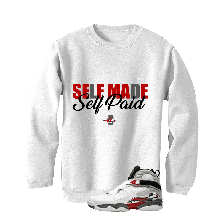 Air Jordan 8 Bugs Bunny Matching T-Shirt, Sweatshirts & Hoodies White T-Shirt (Self Made Self Paid)| illcurrency