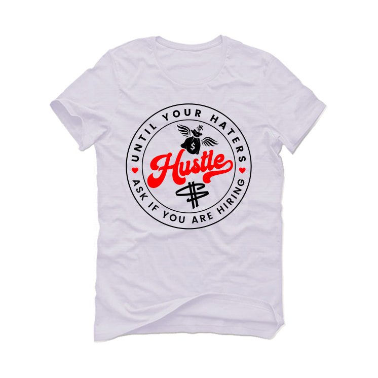 Air Jordan 2 Retro “White Fire Red Black Cement” | illcurrency White T-Shirt (Haters Catch Up)