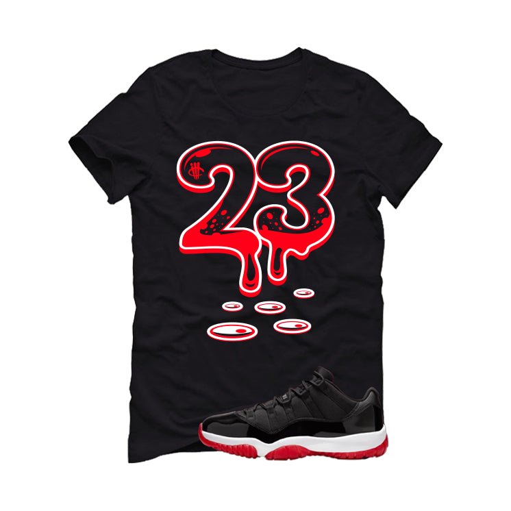 Air Jordan 11 Low Bred Black T-Shirt (23)| illcurrency