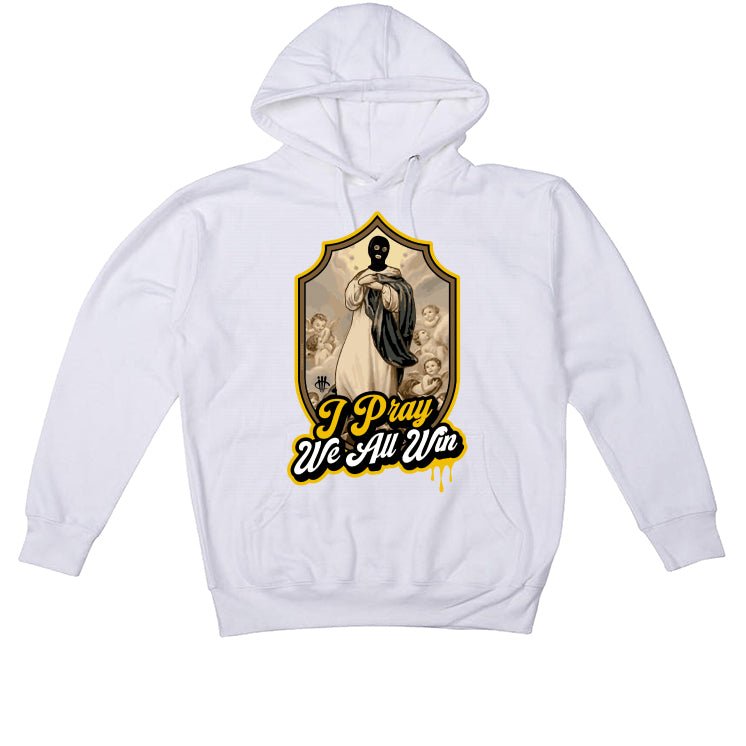 Air Jordan 6 Yellow Ochre | illcurrency White T-Shirt (we all win)