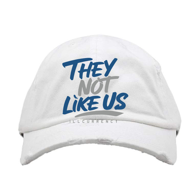 Air Jordan 12 French Blue White Hat (They not like us)| illcurrency