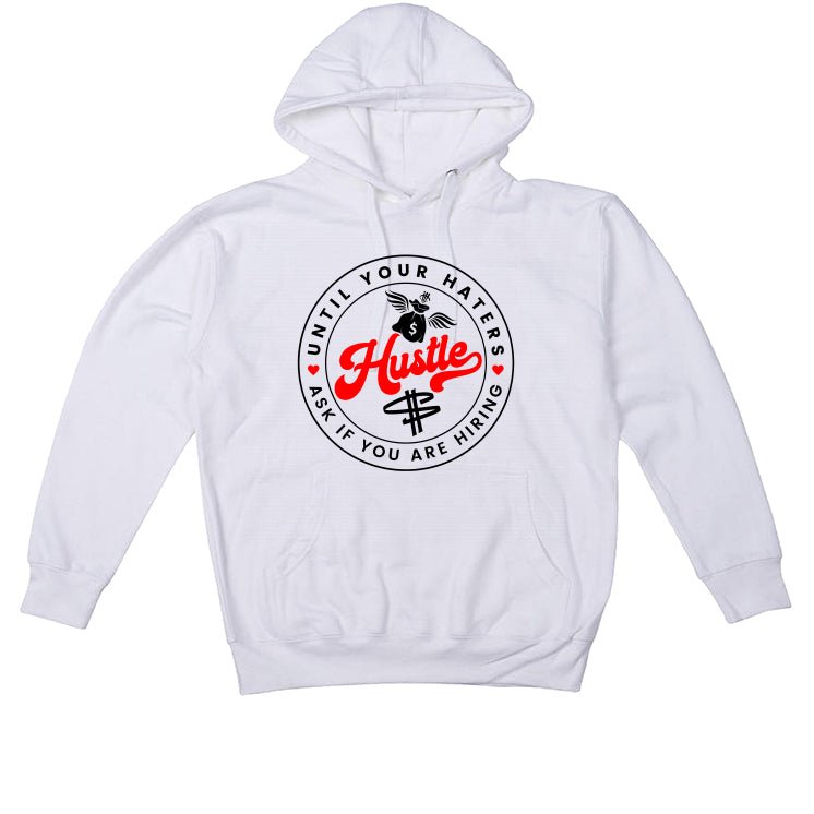 Air Jordan 2 Retro “White Fire Red Black Cement” | illcurrency White T-Shirt (Haters Catch Up)