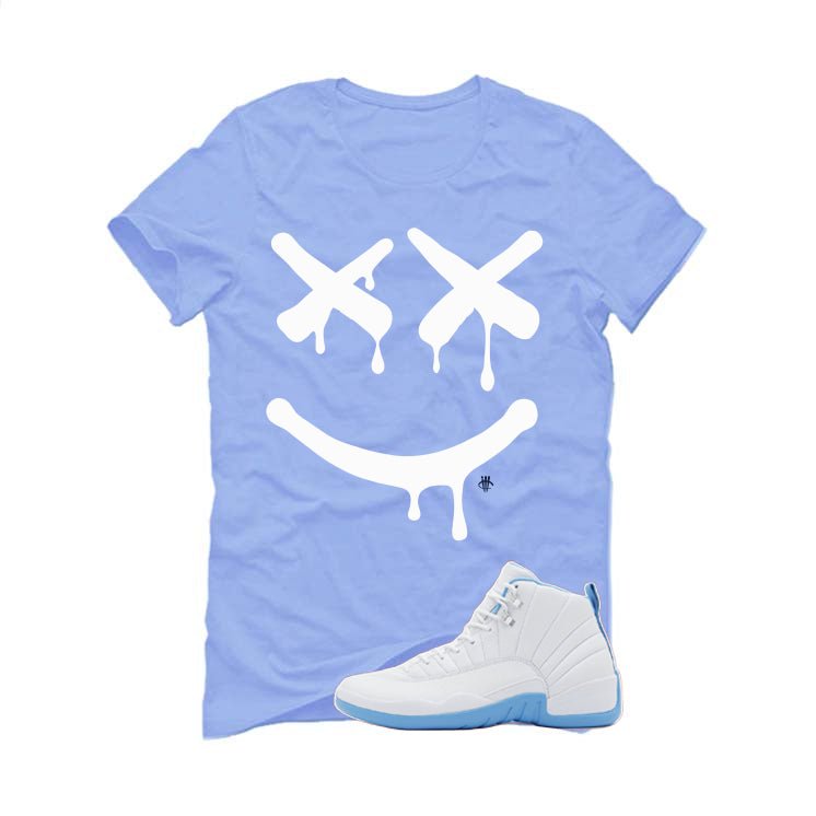 Air Jordan 12 Melo Carolina Blue T-Shirt (Happy Drip)| illcurrency
