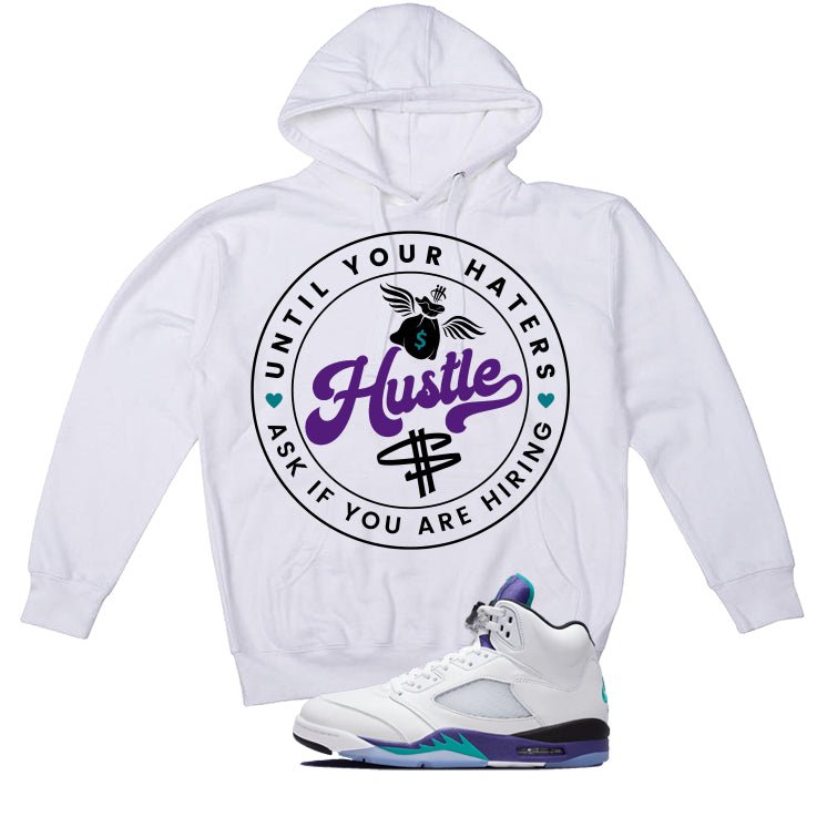 Air Jordan 5 OG Grape White T-Shirt (Haters Catch Up)| illcurrency