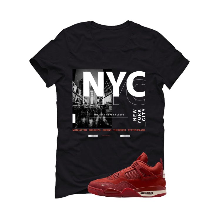 Nigel Sylvester x Air Jordan 4 Brick by Brick Black T-Shirt (City Never Sleeps)| illcurrency