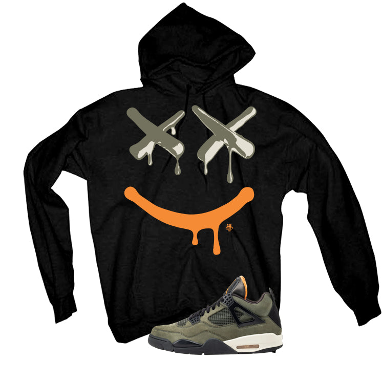 Undefeated x Air Jordan 4 Black T-Shirt (Happy Drip)| illcurrency