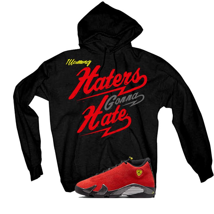 Air Jordan 14 Ferrari Black T-Shirt (Haters gonna hate)| illcurrency