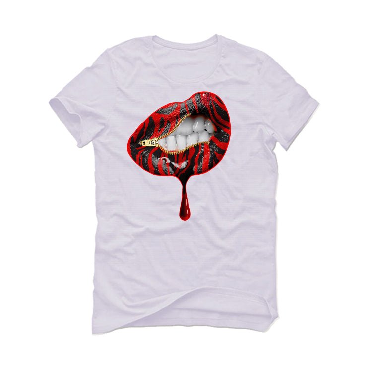 Air Jordan 12 OG “Cherry” White T-Shirt (LIPS UNSEALED)