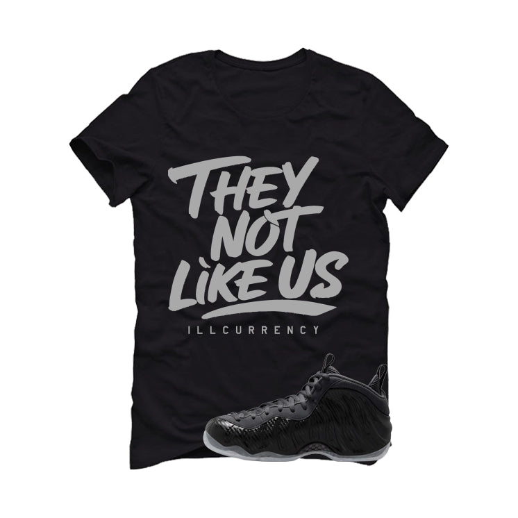 NIKE FOAMPOSITE ONE CARBON FIBER Matching T-Shirt, Sweatshirts & Hoodies Black T-Shirt (They not like us)| illcurrency