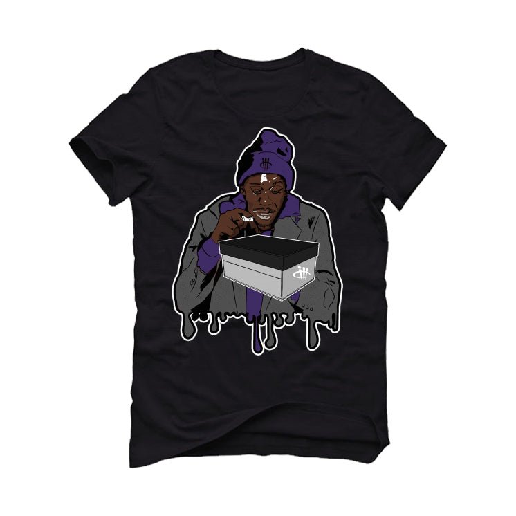 Air Jordan 12 Field Purple - Black T-Shirt (uncensored)
