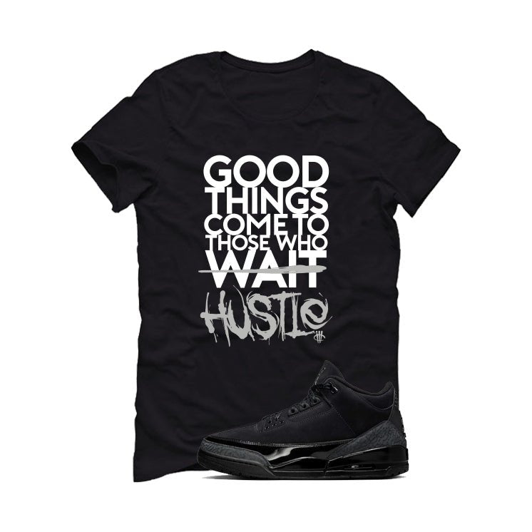 Air Jordan 3 Black Cat Black T-Shirt (Good Things)| illcurrency