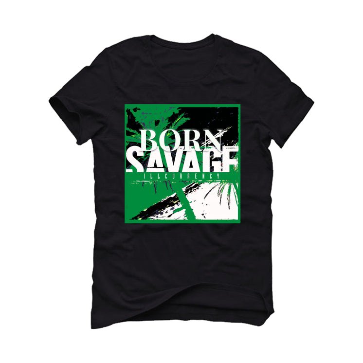 Air Jordan 5 WMNS “Lucky Green” | illcurrency Black T-Shirt (SAVAGE)