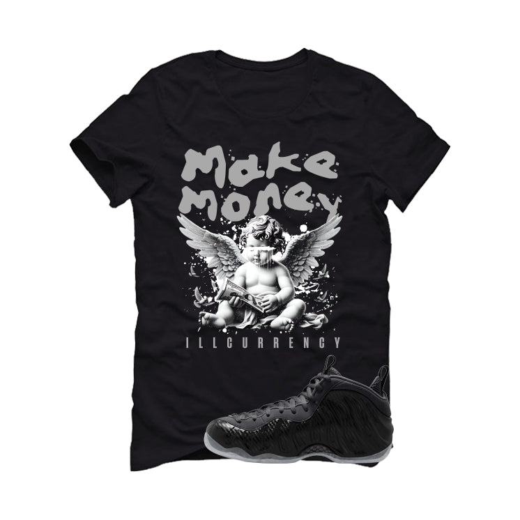 NIKE FOAMPOSITE ONE CARBON FIBER Matching T-Shirt, Sweatshirts & Hoodies Black T-Shirt (Make Money)| illcurrency