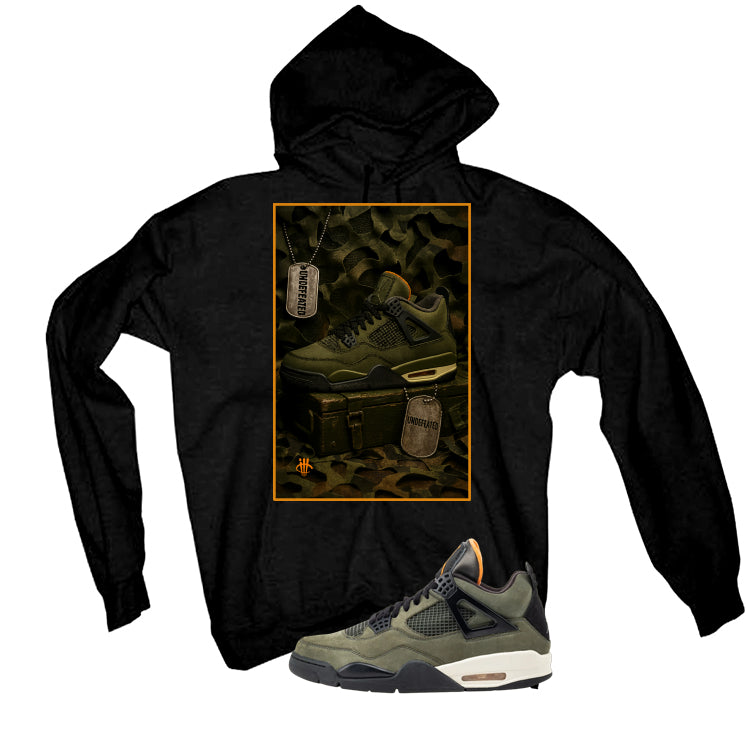 Undefeated x Air Jordan 4 Black T-Shirt (Represent)| illcurrency