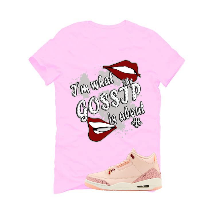 Air Jordan 3 Valentine’s Day Pink T-Shirt (Gossip)| illcurrency