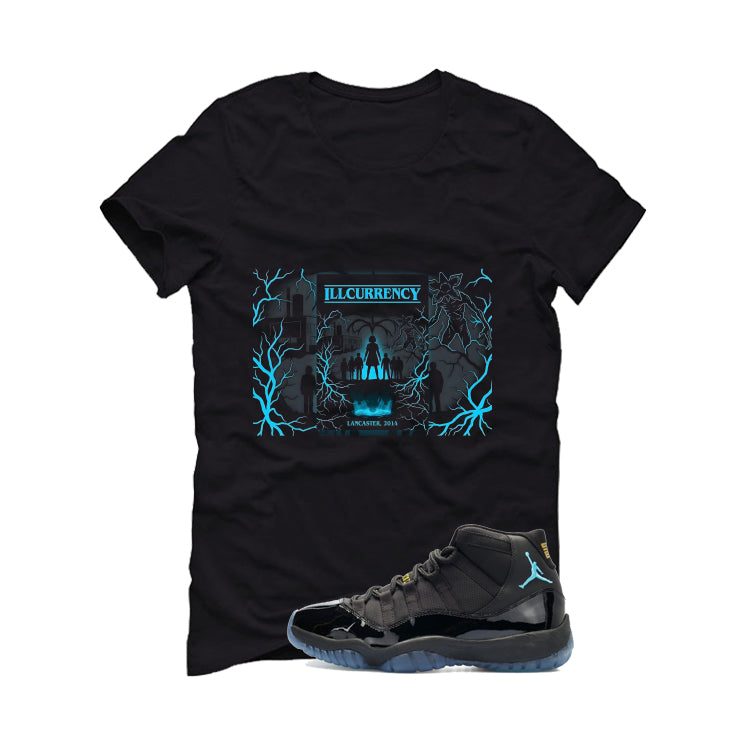 Air Jordan 11 Gamma Blue Matching T-Shirt, Sweatshirts & Hoodies Black T-Shirt (ill Strange)| illcurrency