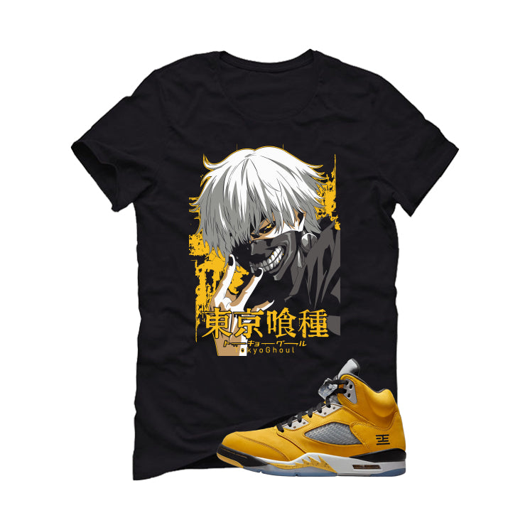 Air Jordan 5 Tokyo Matching T-Shirt, Sweatshirts & Hoodies Black T-Shirt (Tokyo Ghoul)| illcurrency