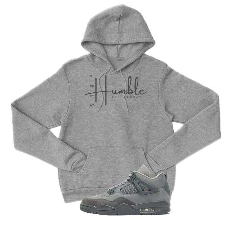 Air Jordan 4 Paris Olympics Grey T-Shirt (Stay Humble)| illcurrency