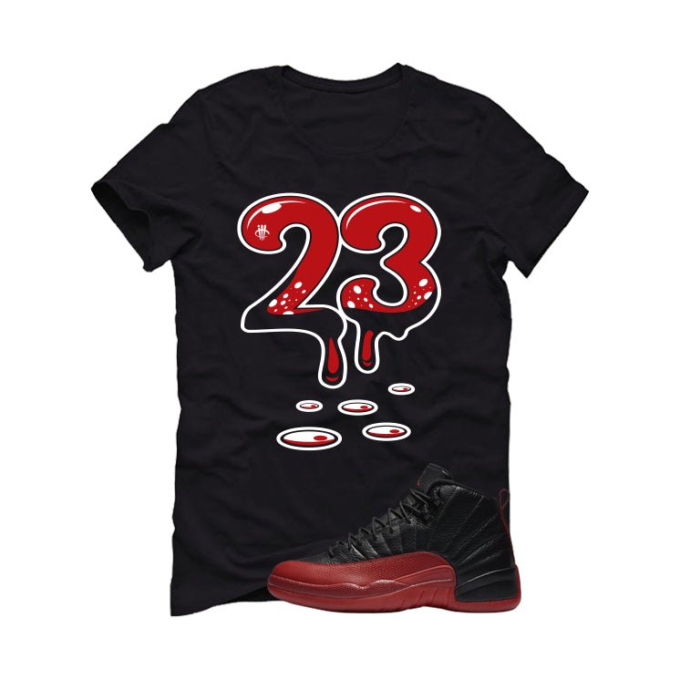 Air Jordan 12 Flu Game 2025 Black T-Shirt (23)| illcurrency
