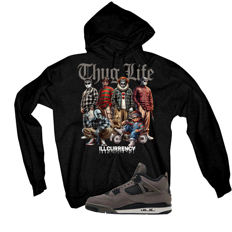 Air Jordan 4 Cave Stone Black T-Shirt (Thug Life Halloween)| illcurrency