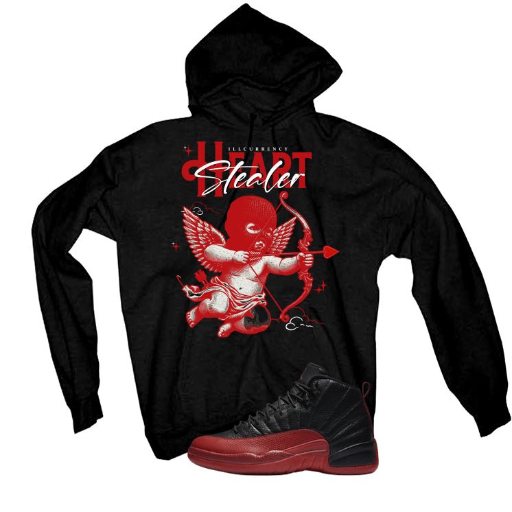 Air Jordan 12 Flu Game 2025 Black T-Shirt (Heart Stealer)| illcurrency