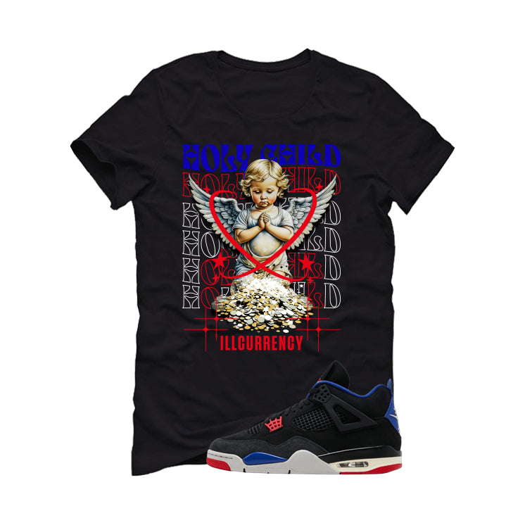 Air Jordan 4 Rare Air Black T-Shirt (Holy Child)| illcurrency