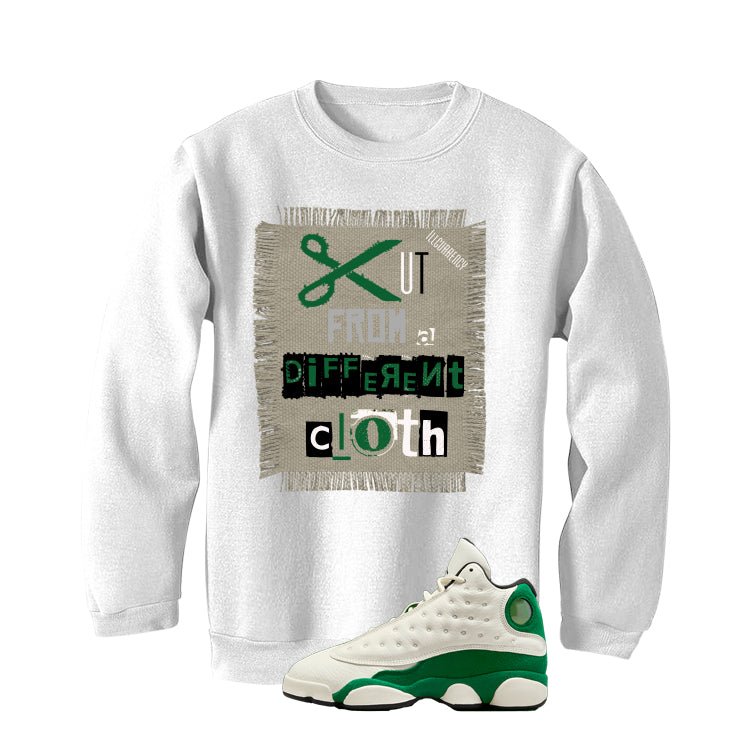 Air Jordan 13 GS Pine Green White T-Shirt (Cut from a different cloth)| illcurrency