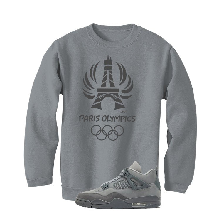 Air Jordan 4 Paris Olympics Grey T-Shirt (Paris Olympics)| illcurrency