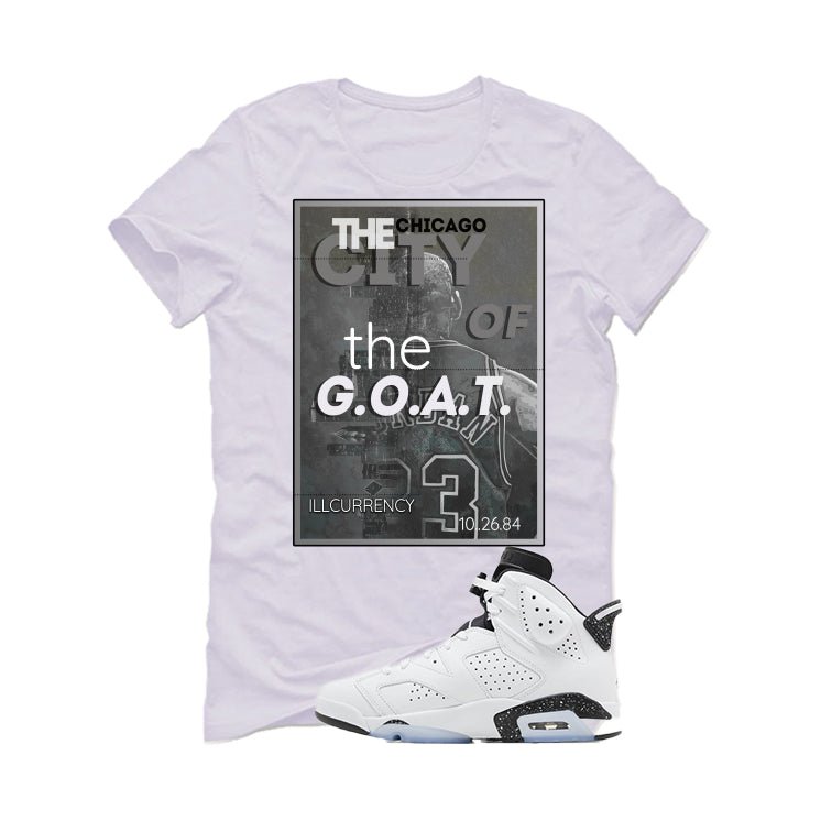 Air Jordan 6 Reverse Oreo White T-Shirt (CITY OF GOAT)| illcurrency