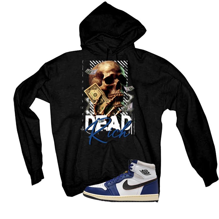 Air Jordan 1 Rare Air Deep Royal Blue Black T-Shirt (Dead Rich)| illcurrency