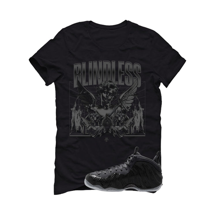 NIKE FOAMPOSITE ONE CARBON FIBER Matching T-Shirt, Sweatshirts & Hoodies Black T-Shirt (Blindness)| illcurrency