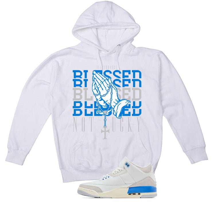 Air Jordan 3 Lucky Shorts White T-Shirt (Blessed not lucky)| illcurrency