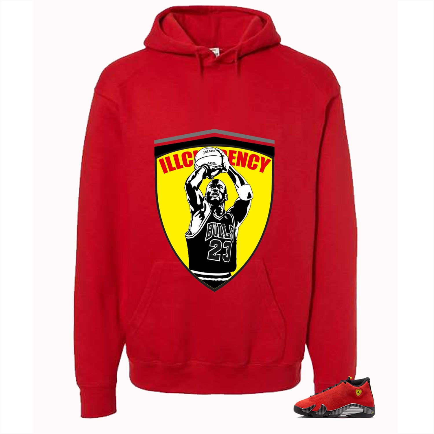 Air Jordan 14 Ferrari Red T-Shirt (Ferrari Jordan)| illcurrency