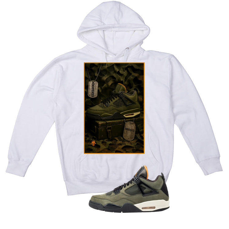 Undefeated x Air Jordan 4 White T-Shirt (Represent)| illcurrency