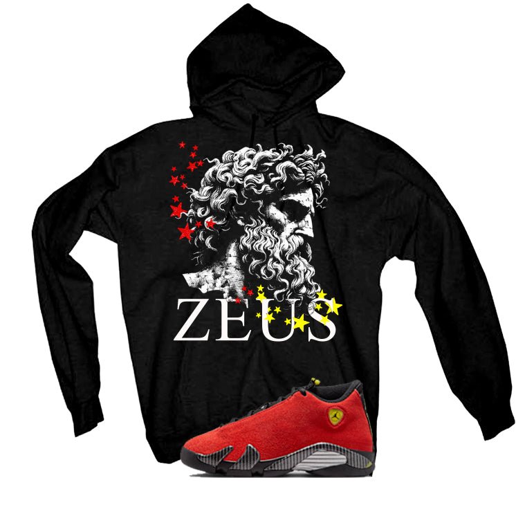 Air Jordan 14 Ferrari Black T-Shirt (Zeus)| illcurrency