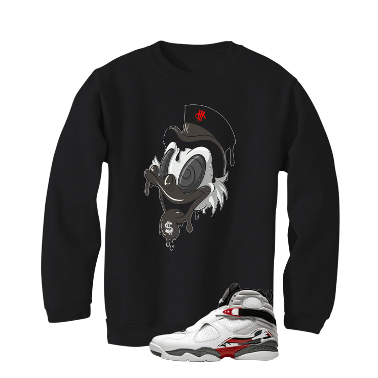 Air Jordan 8 Bugs Bunny Matching T-Shirt, Sweatshirts & Hoodies Black T-Shirt (Money Duck)| illcurrency