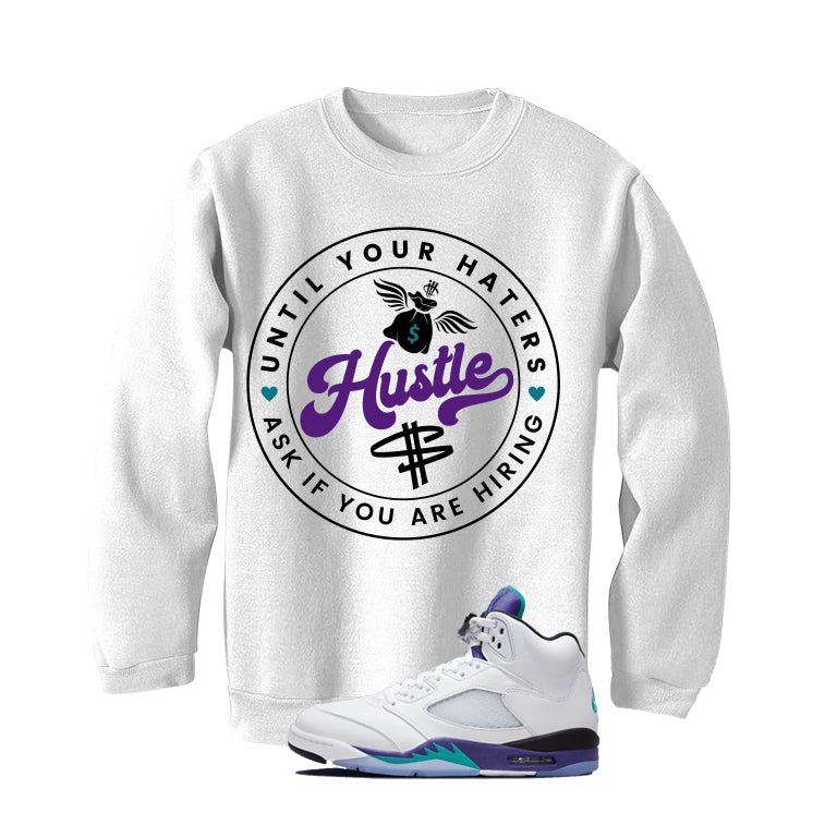 Air Jordan 5 OG Grape White T-Shirt (Haters Catch Up)| illcurrency