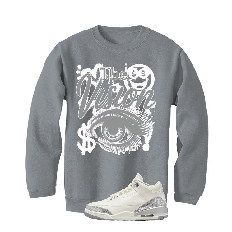 Air Jordan 3 WMNS Sail Grey T-Shirt (The Vision)| illcurrency