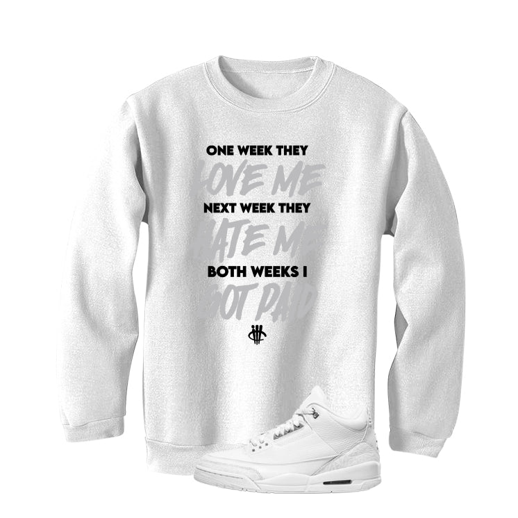 Air Jordan 3 Pure Money White T-Shirt (paid)| illcurrency