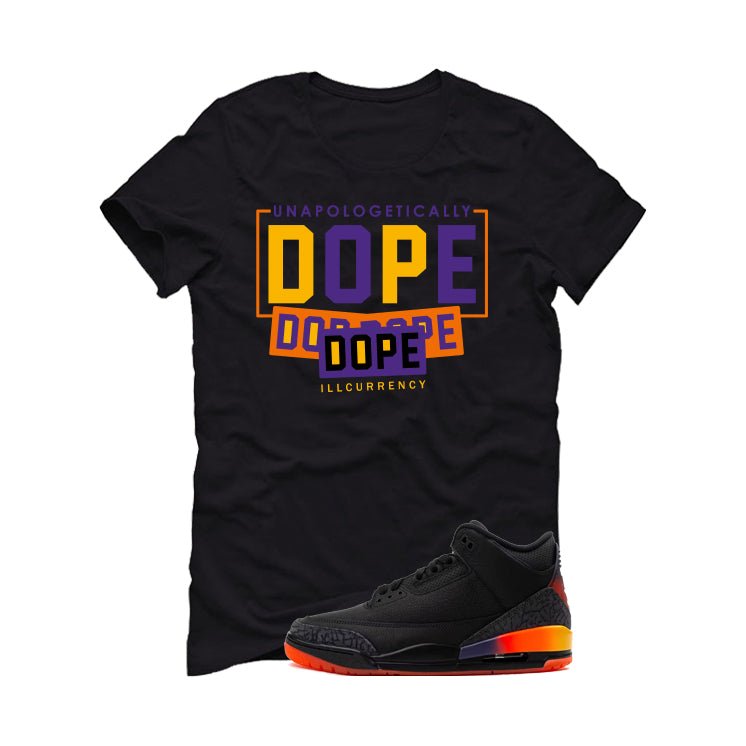 J Balvin x Air Jordan 3 Rio Black T-Shirt (DOPE)