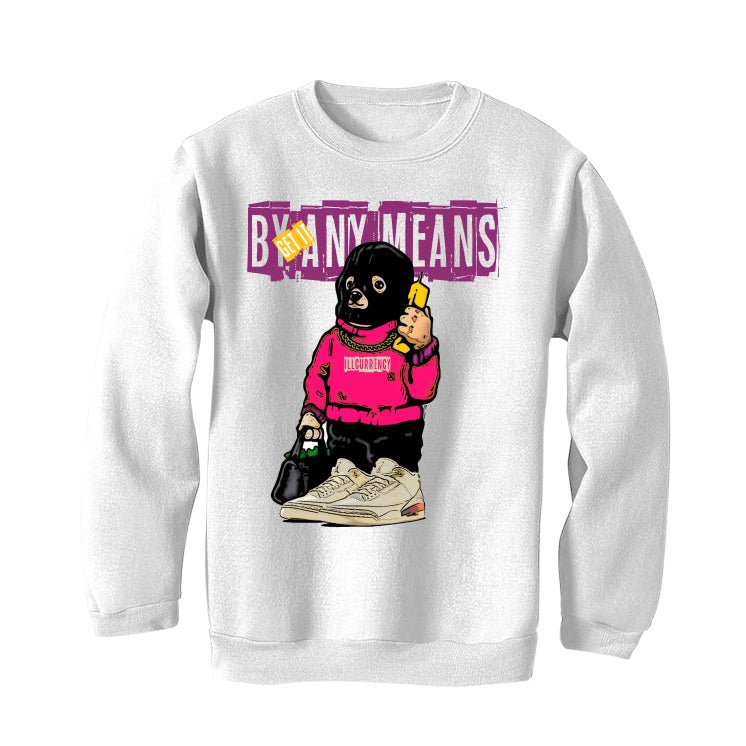 J Balvin x Air Jordan 3 Medellin Sunset - White T-Shirt (Get it by any means)