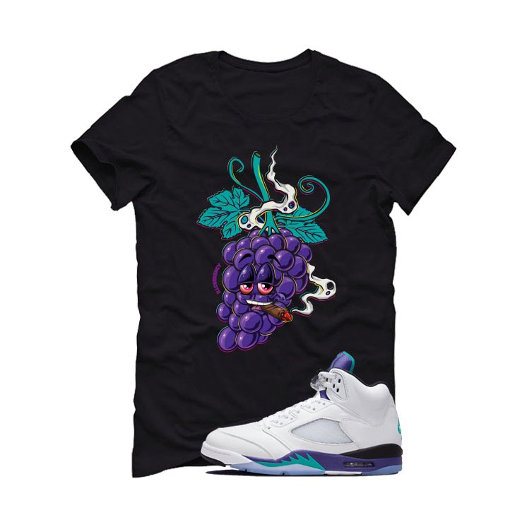 Air Jordan 5 OG Grape Black T-Shirt (High Grape 5's)| illcurrency