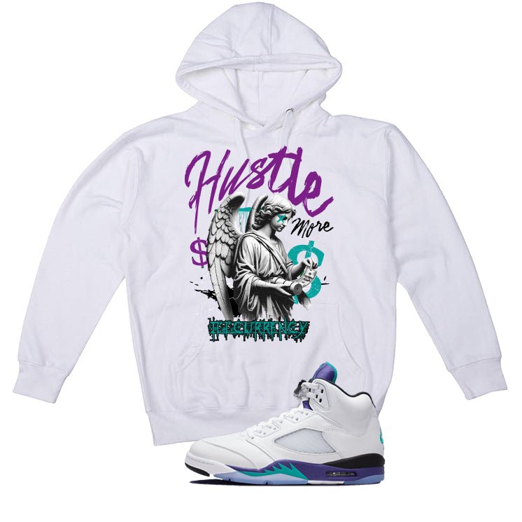 Air Jordan 5 OG Grape White T-Shirt (Hustle More)| illcurrency