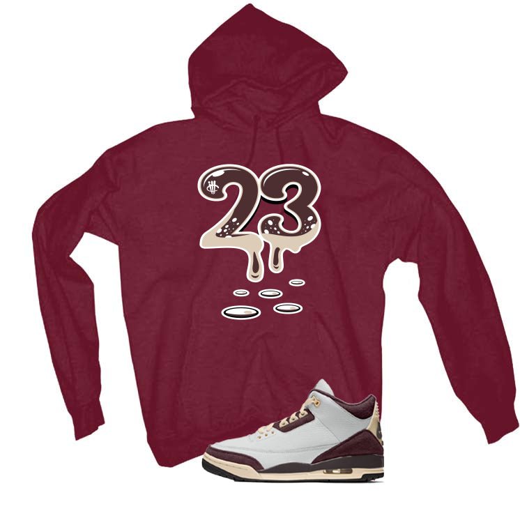 A Ma Maniere x Air Jordan 3 Burgundy Crush Maroon T-Shirt (23)| illcurrency