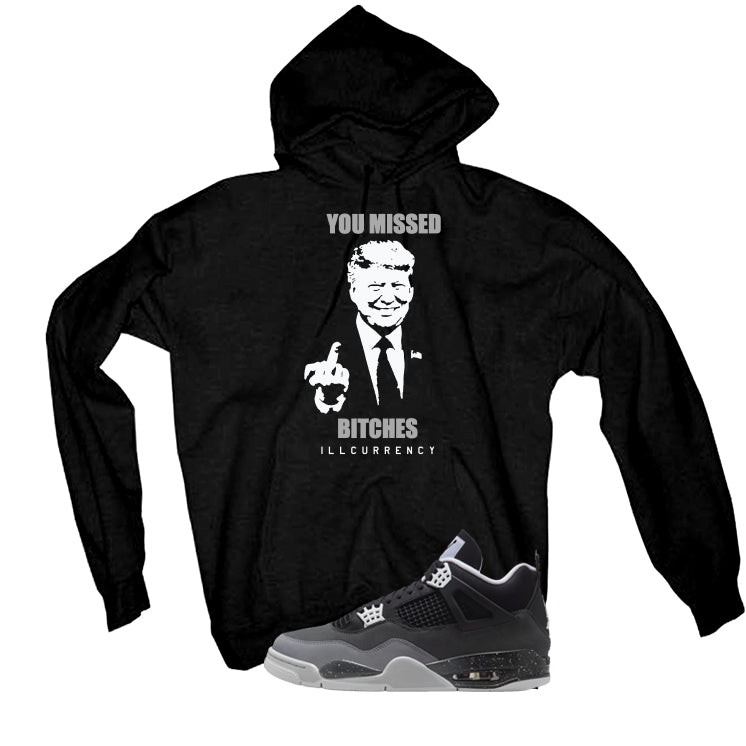 Air Jordan 4 Fear Pack Black T-Shirt (Trump you missed)| illcurrency