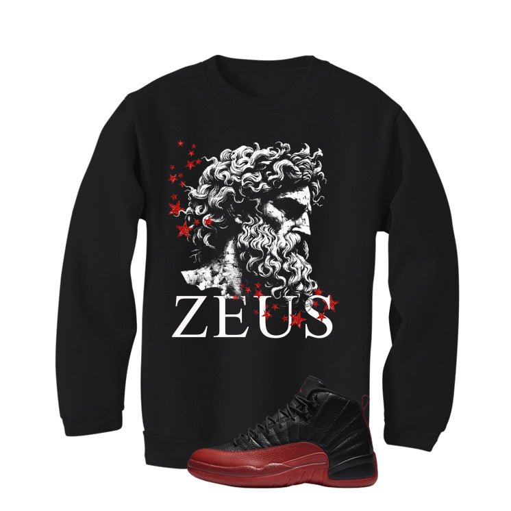 Air Jordan 12 Flu Game 2025 Black T-Shirt (Zeus)| illcurrency